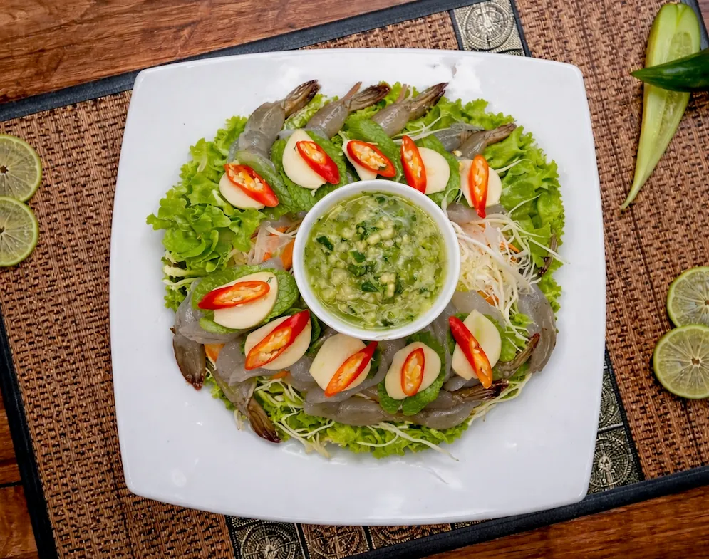 شريمب إن فيش صوص - กุ้งแช่น้ำปลา