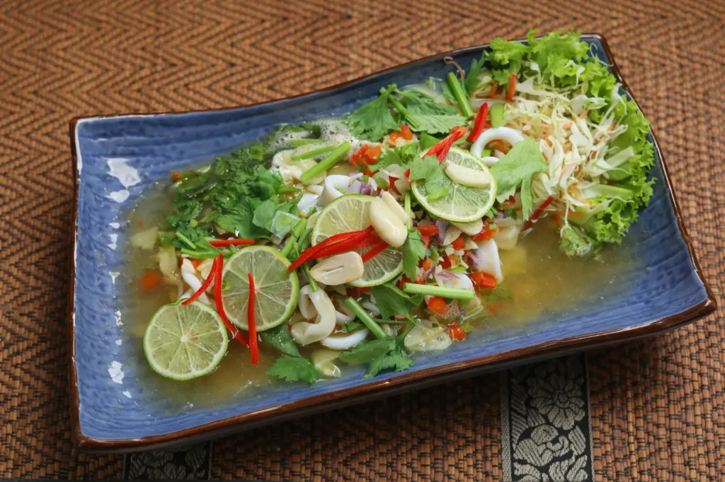 Steam Squid with Lemon