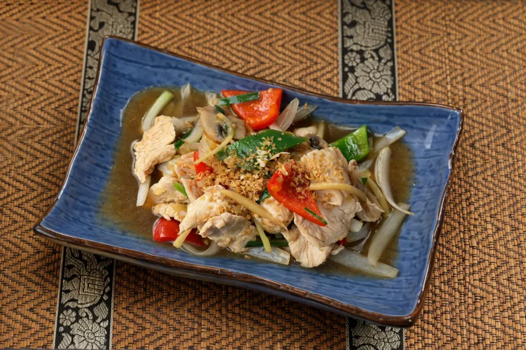 Fried Chicken with Ginger