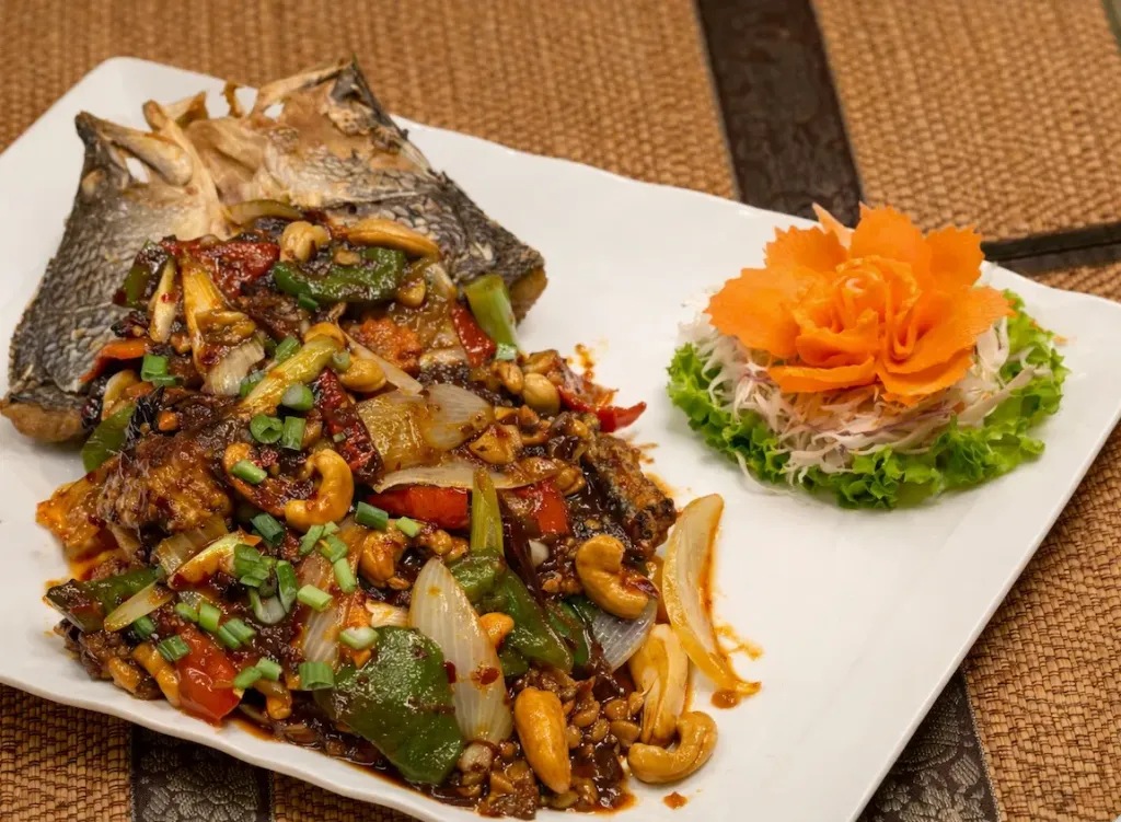 Fried Fish with Cashew Nuts