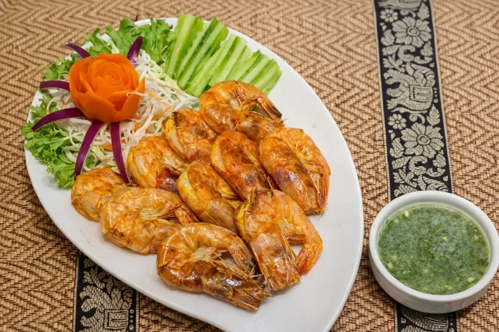 قريلد شريمب - กุ้งย่าง