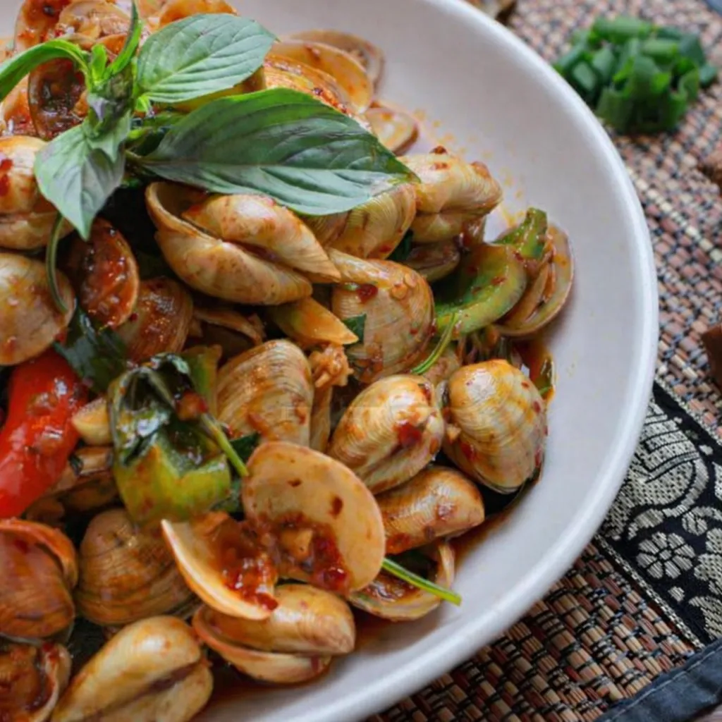 Fried Shell with Chilli Sauce