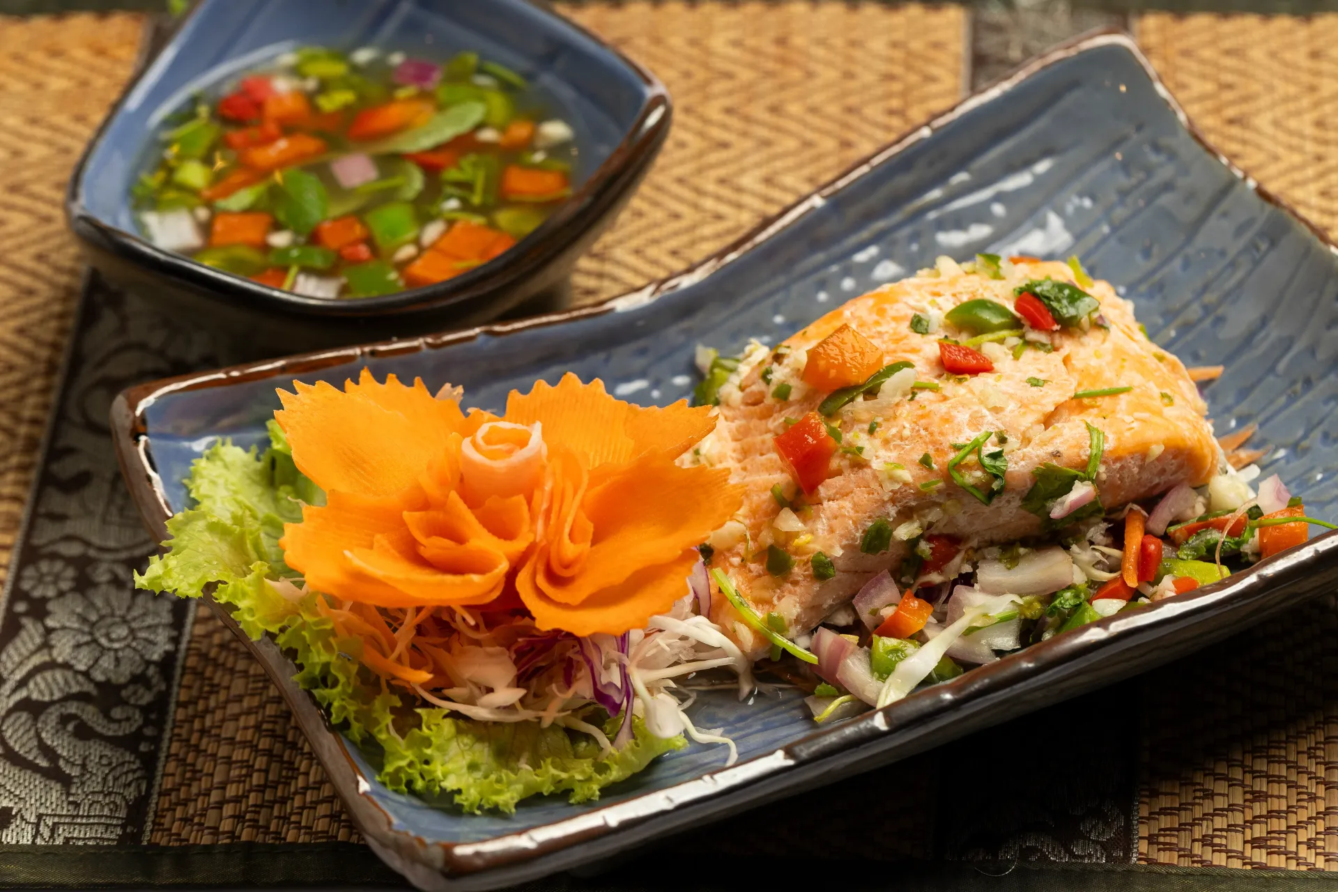 Steam Fish with Lemon(Salmon)