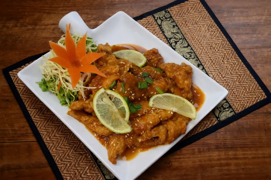 فرايد تشيكن سبايسي صوص - ซอสเผ็ดไก่
