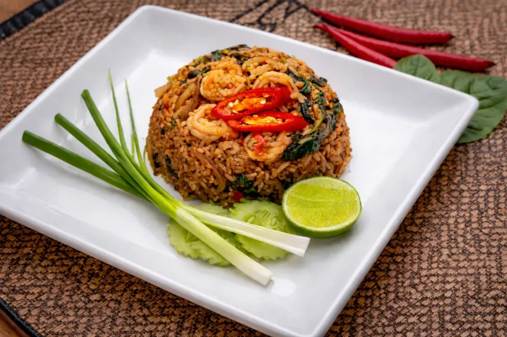 Thai Basil Fried Rice  (Seafood)