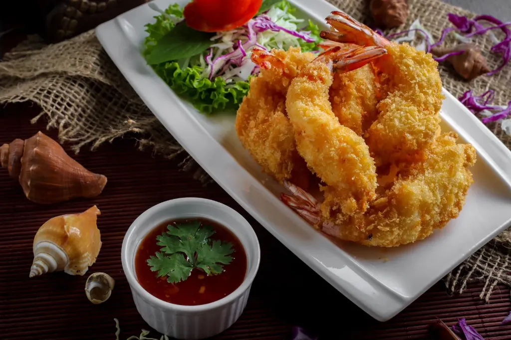شريمب تمبورا - กุ้งชุบแป้งทอด (عادي)